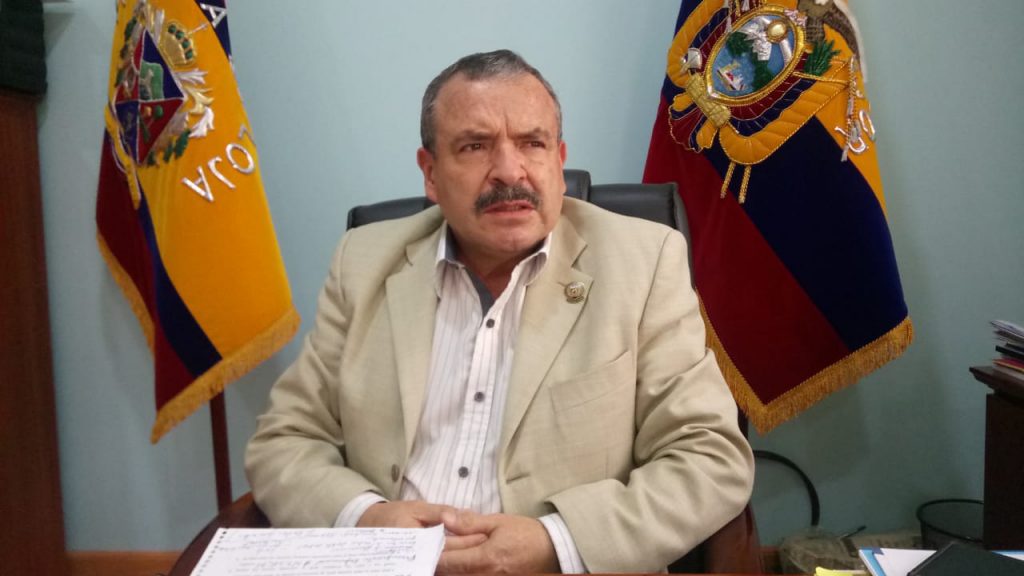 Oscar Lenín Muñoz Apolo, secretario General del Sindicato de Choferes de Loja.