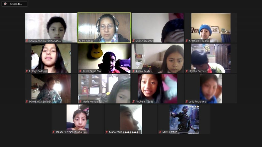 Por la pandemia del Covid-19, las labores académicas se han desarrollado de manera virtual.