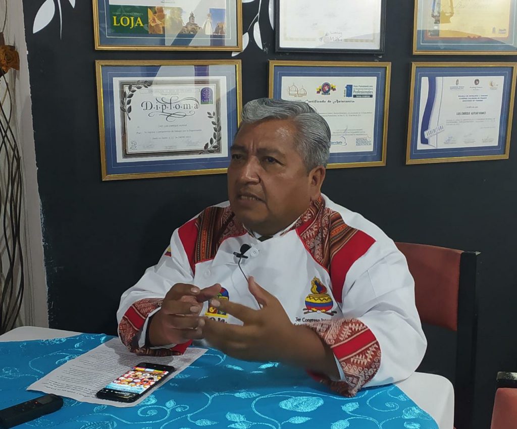 Luis Alvear Ramos está al frente el restaurante ‘Rincón de Borgoña’.