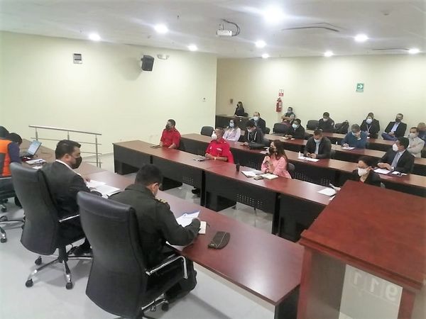 Las autoridades se reunieron en las instalaciones del ECU 911.