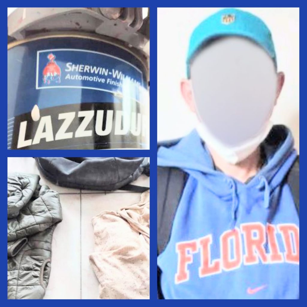El ciudadano habría robado una batidora de pinturas.