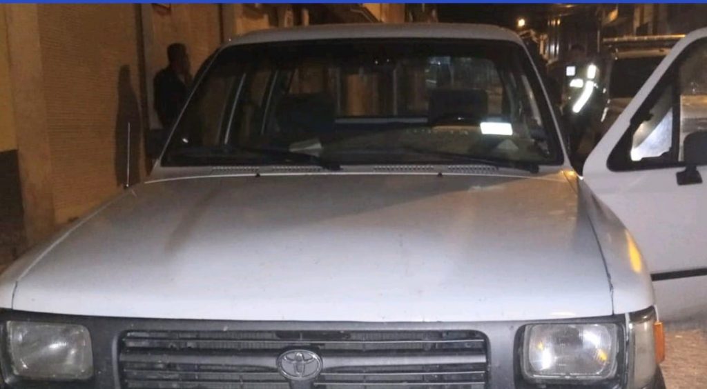 El carro fue robado la madrugada de ayer.