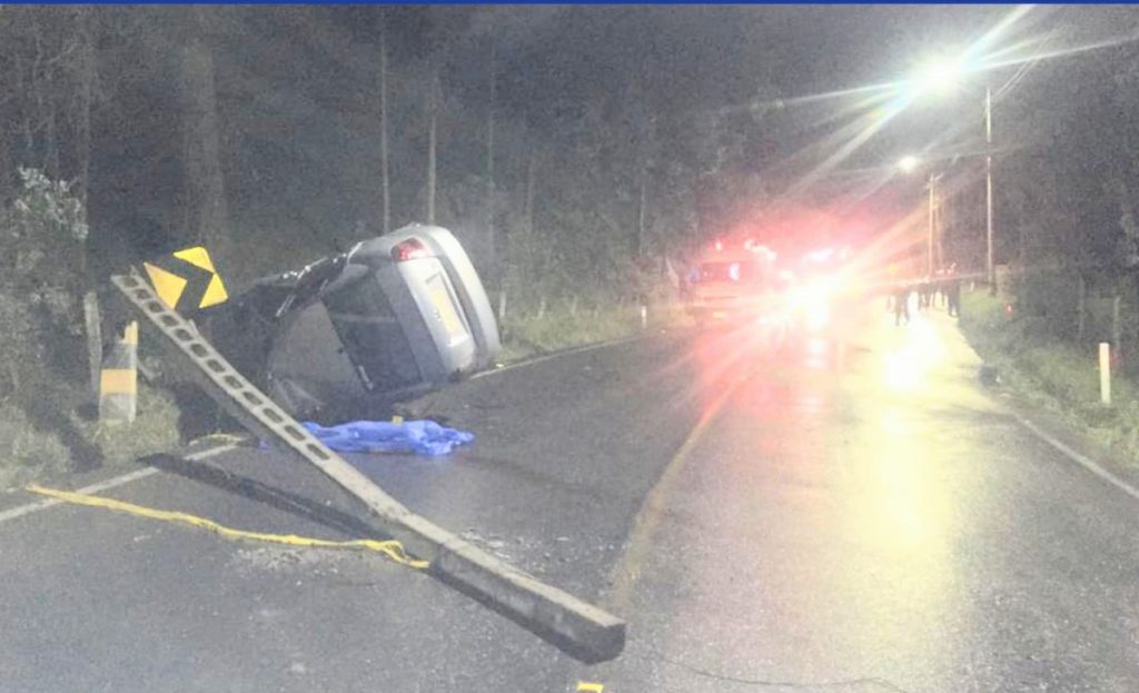 El percance habría ocurrido a eso de las 00:50 de ayer.