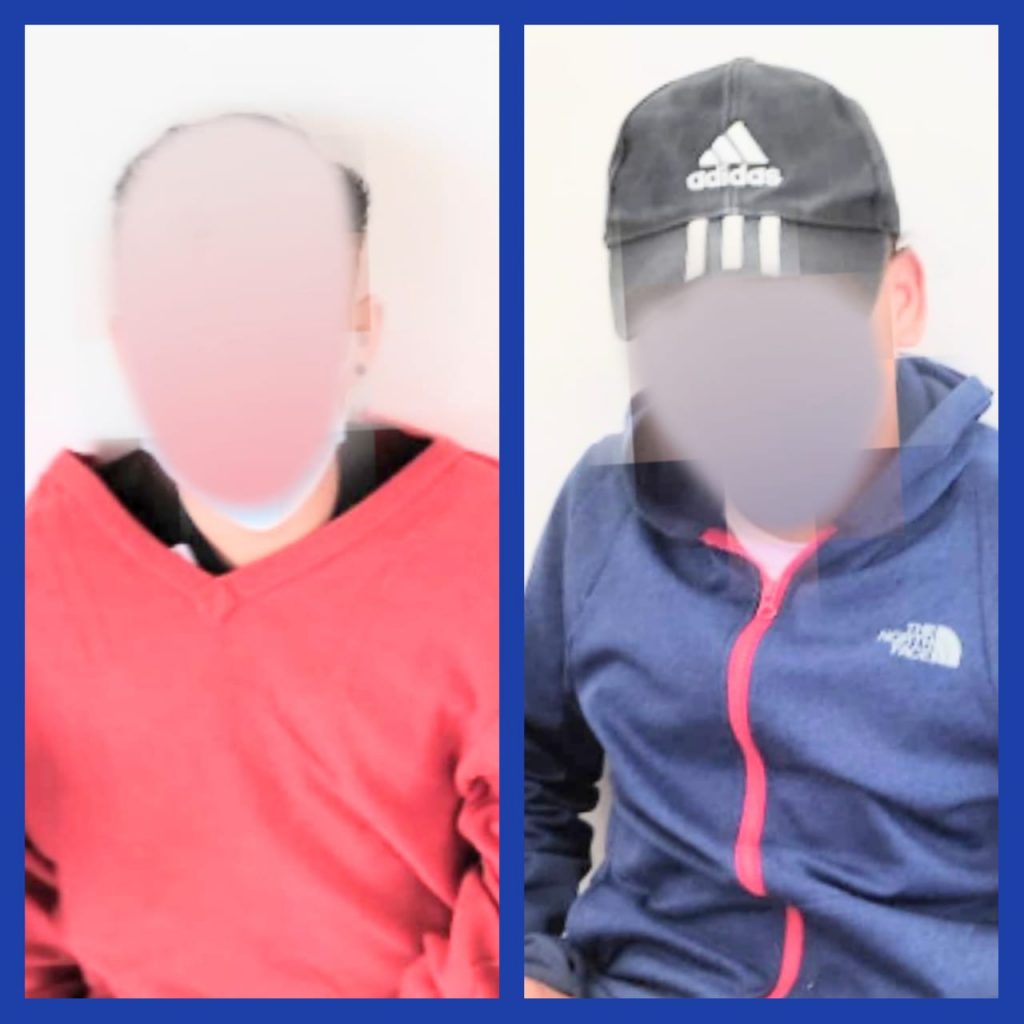 Los dos sujetos fueron interceptados por la Policía de Macará.