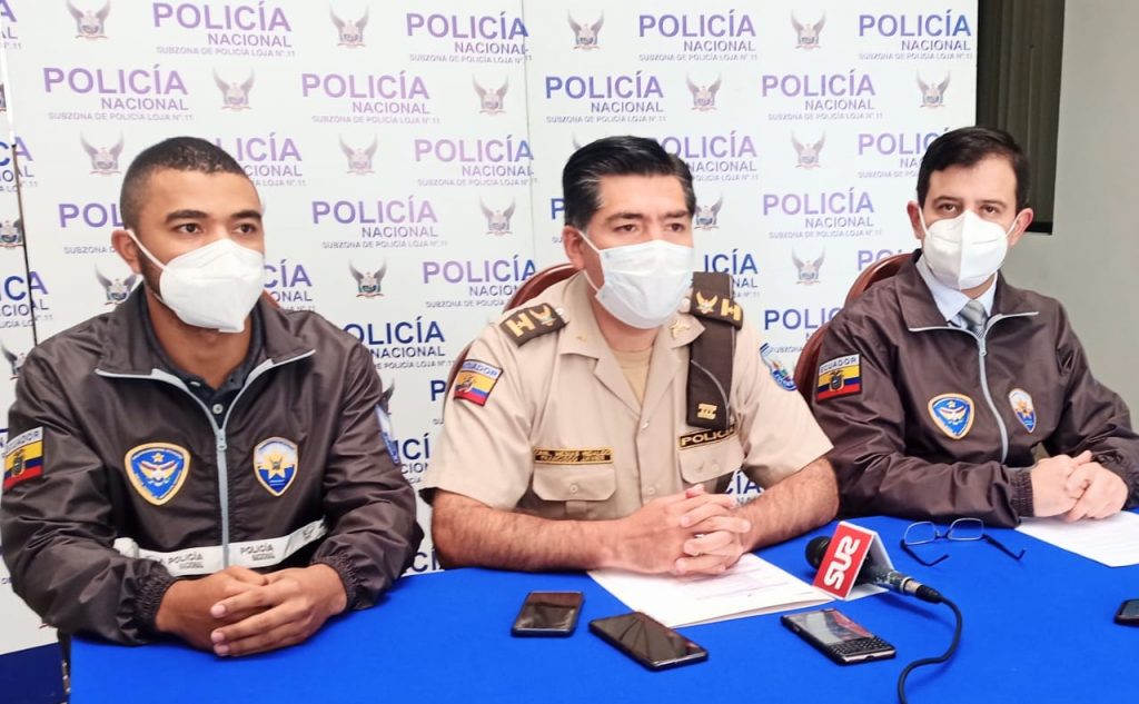 Francisco Mesías Hidalgo, comandante de la Policía de Loja (e).