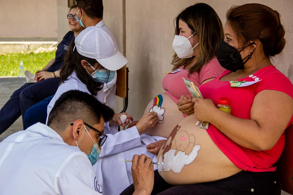 Las participantes conocieron varios temas sobre el proceso de embarazo en sus distintas etapas.