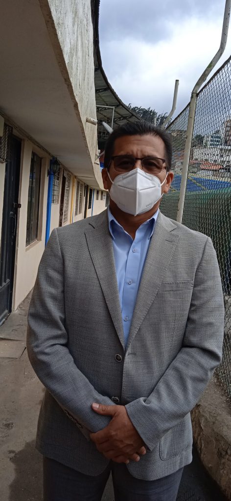 Kléver Sánchez Armijos, burgomaestre de Olmedo.