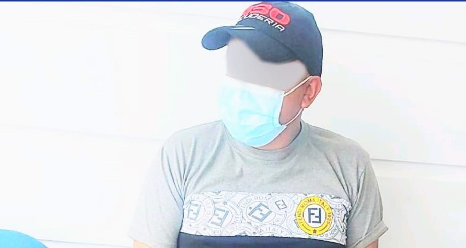 El ciudadano fue detenido por la vía a la parroquia Malacatos.