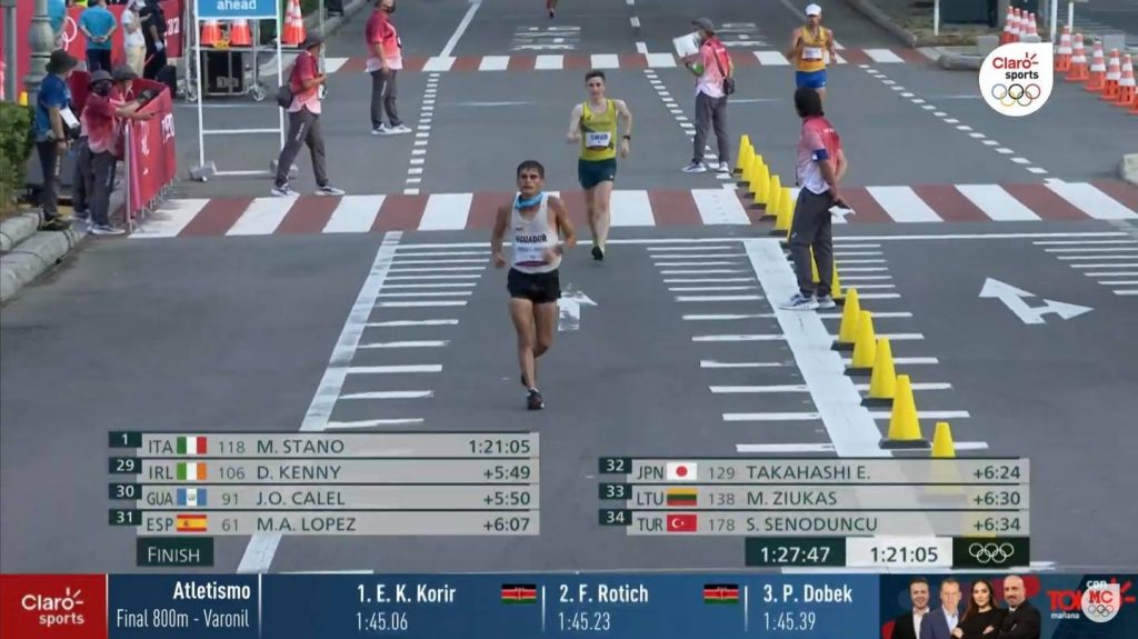 La competencia se cumplió en la madrugada de ayer.