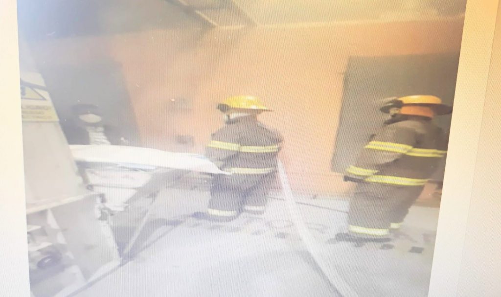 Los bomberos intervinieron rápidamente.