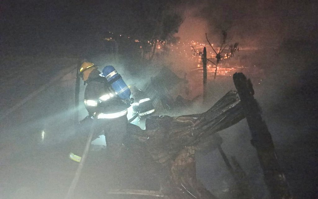 A eso de las 02:00 se presentó la emergencia.