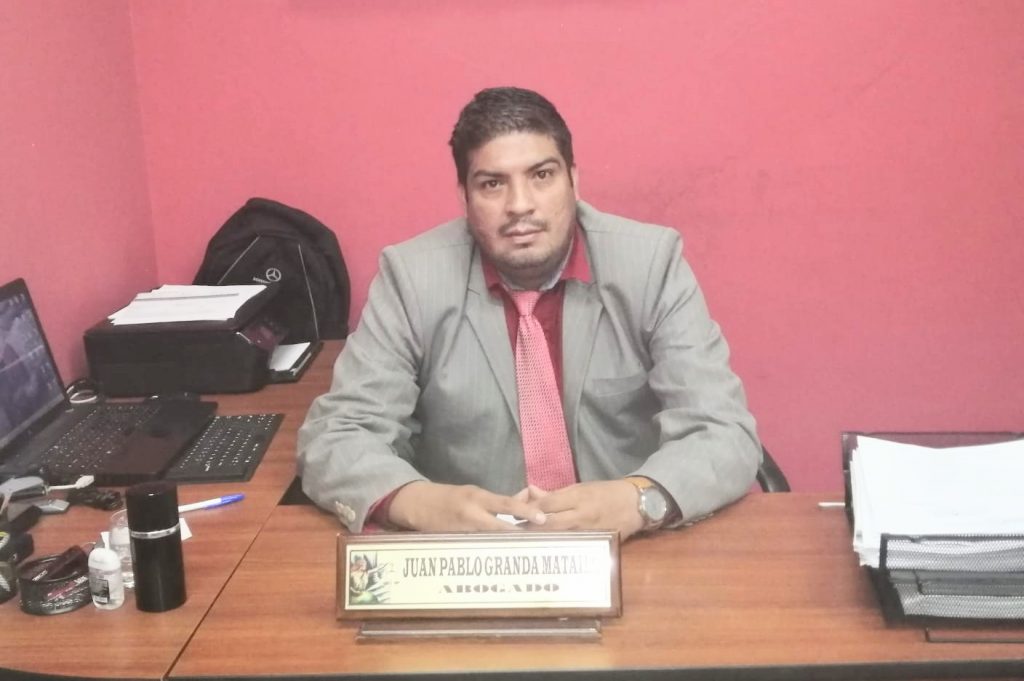 Juan Granda Matailo es un abogado en libre ejercicio y especialista en temas penitenciarios.