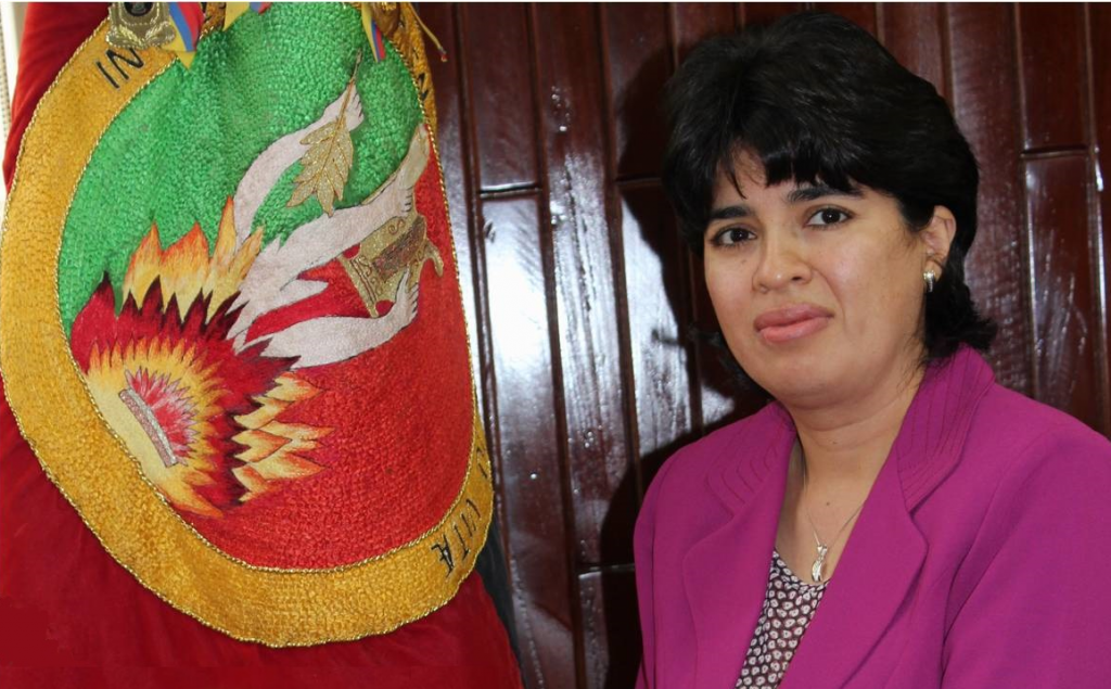 Martha Reyes Coronel fue destituida del vicerrectorado en abril de 2018.