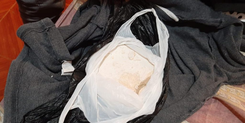 La droga fue sometida a la Prueba de Identificación Preliminar Homologada y es resultado es positivo.