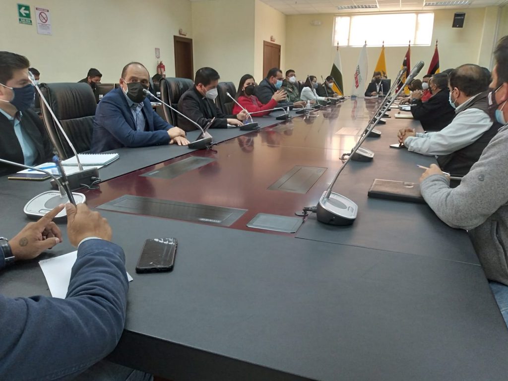 La reunión se cumplió en las instalaciones del ECU-911.