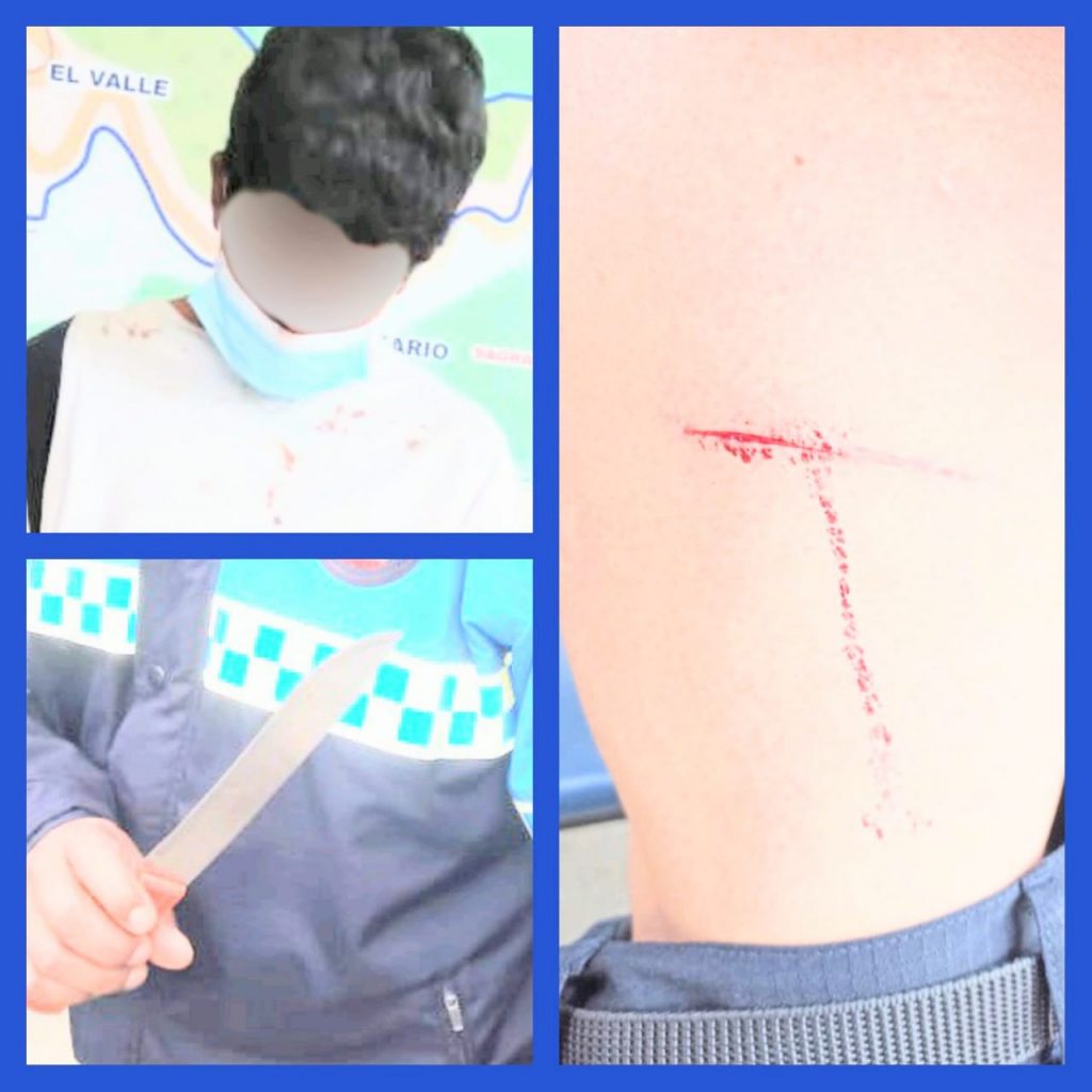 La agresión fue por las inmediaciones del mercado Mayorista.