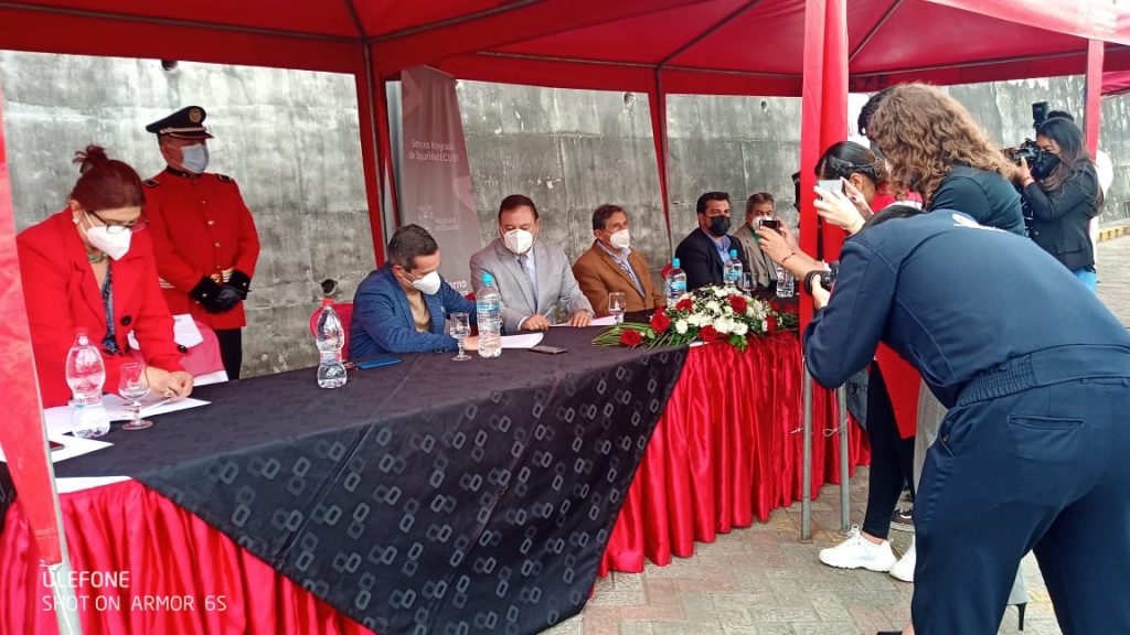 La tarde de ayer en las instalaciones del ECU-911 se realizó el evento.