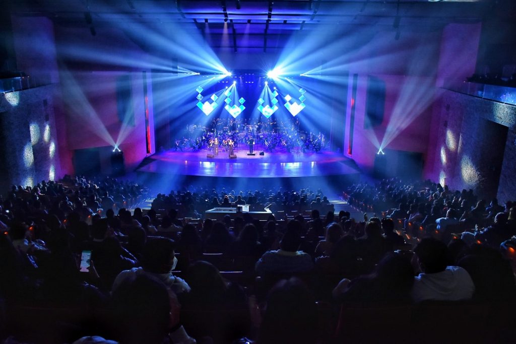 Los artistas hicieron una excelente participación.