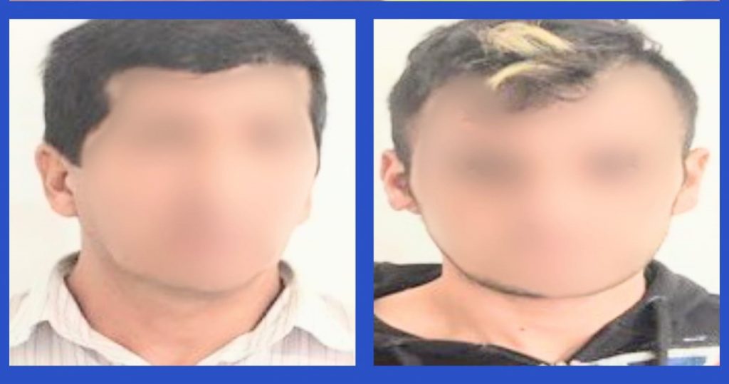 Los dos ciudadanos fueron detenidos en un barrio de la parroquia Vilcabamba.