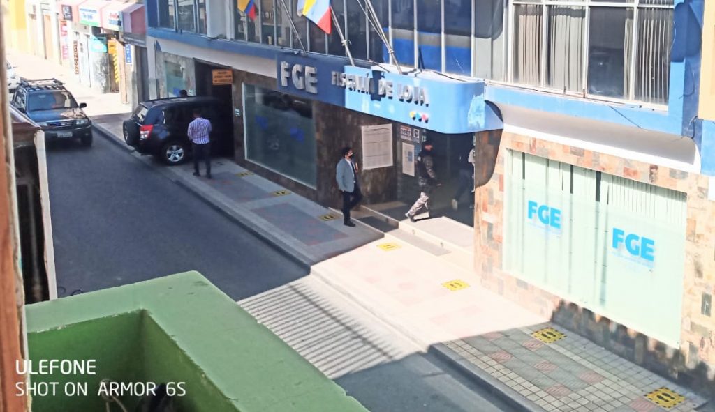 La diligencia se realizó de manera telemática.