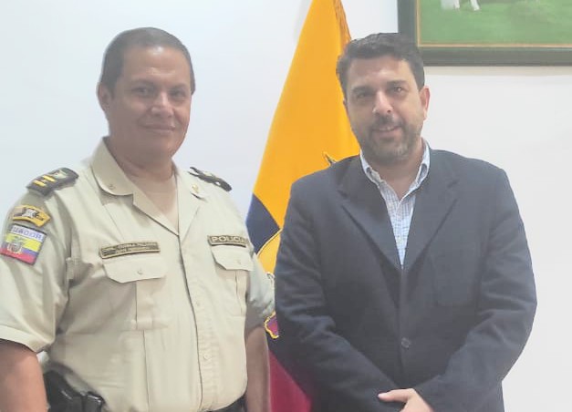 Juan Guerra Palacios visitó a Mario Mancino Valdivieso, ayer.