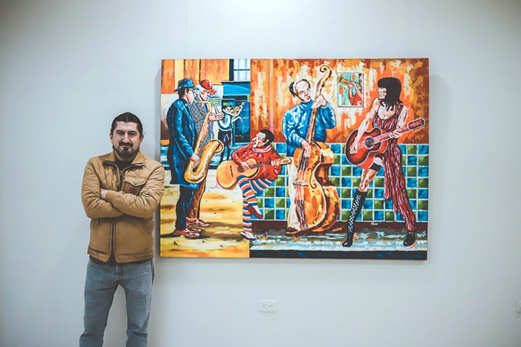 Pablo Alvear es uno de los artistas que participan en ‘Encerrados’.