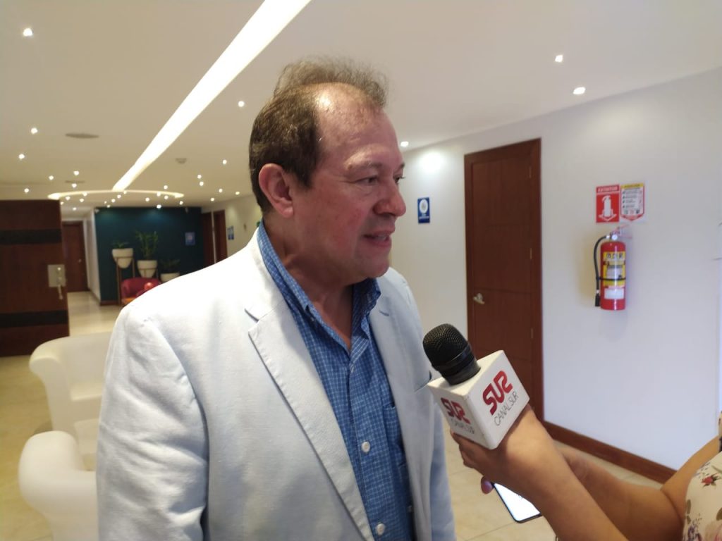 Jorge Gutiérrez Villamizar, presidente de la Asociación de Hoteleros de Loja.