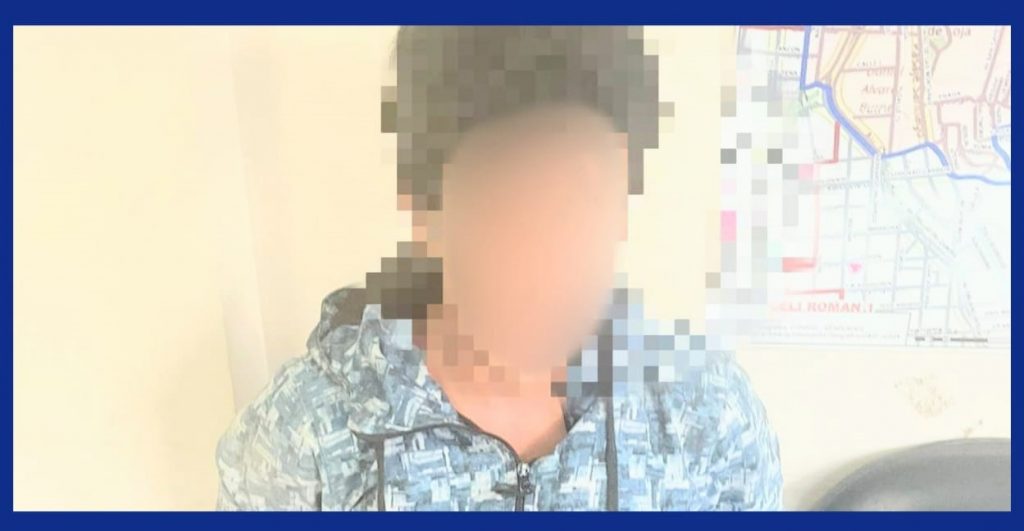 El ciudadano fue detenido tras cometer esa fechoría.