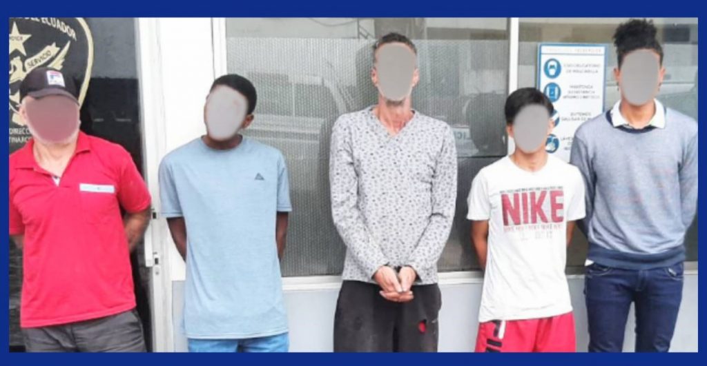 Tres de los cinco ciudadanos son de la provincia de Esmeraldas, los otros de Loja y Zamora Chinchipe.