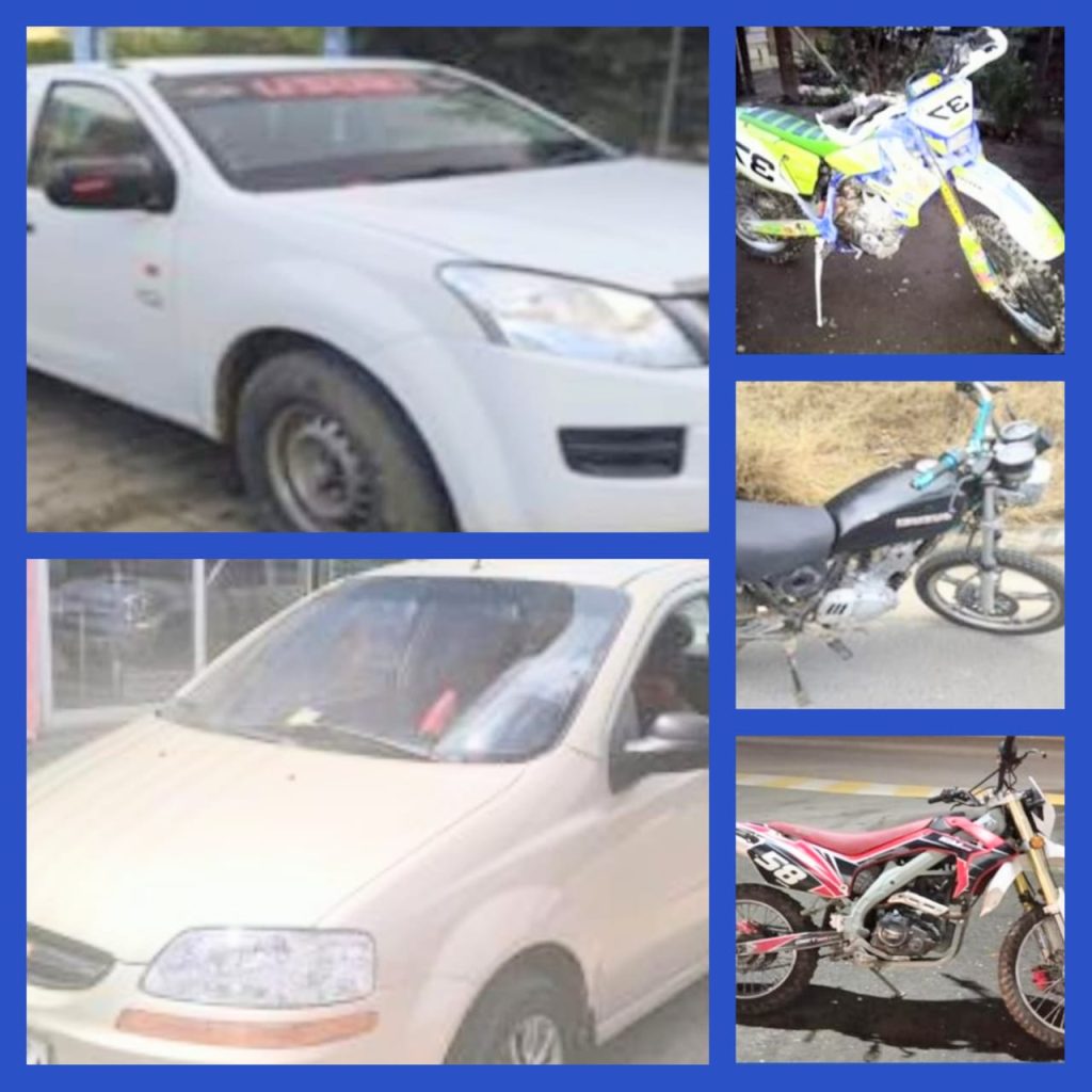 Los automotores y las motocicletas ingresaron al centro de retención vehicular de la Policía Judicial e Investigaciones de Loja.