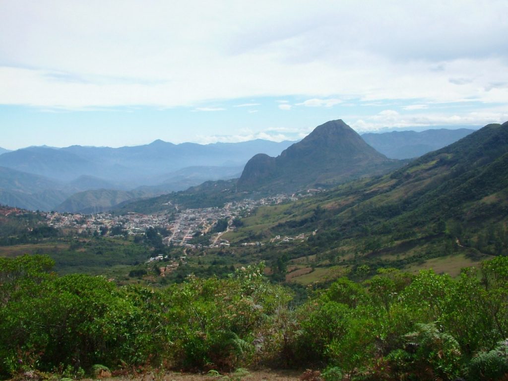 Panorámica de la ciudad de Cariamanga.