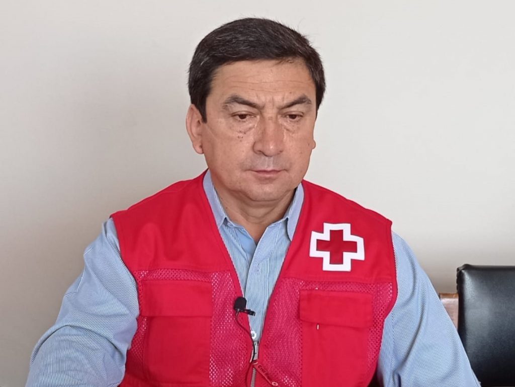 Esta es la primera ocasión en la que, como presidente nacional de la CRE, visita la junta provincial de Loja.