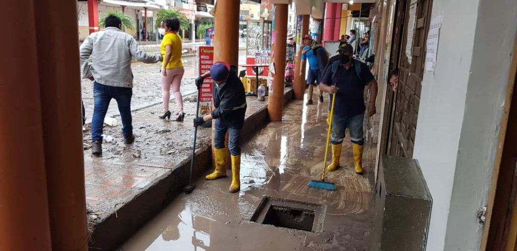 Hubo sectores donde el temporal golpeó con severidad.