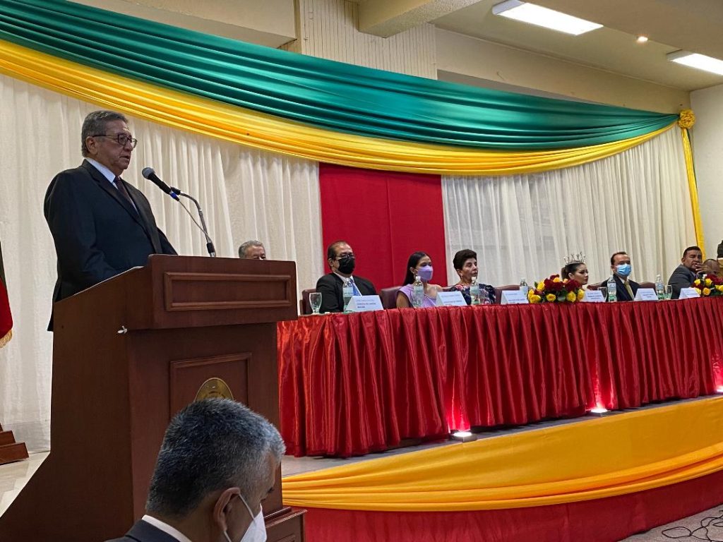 El alcalde del cantón fronterizo, Alfredo Suquilanda Valdivieso, dio cuentas de su gestión frente del Municipio.