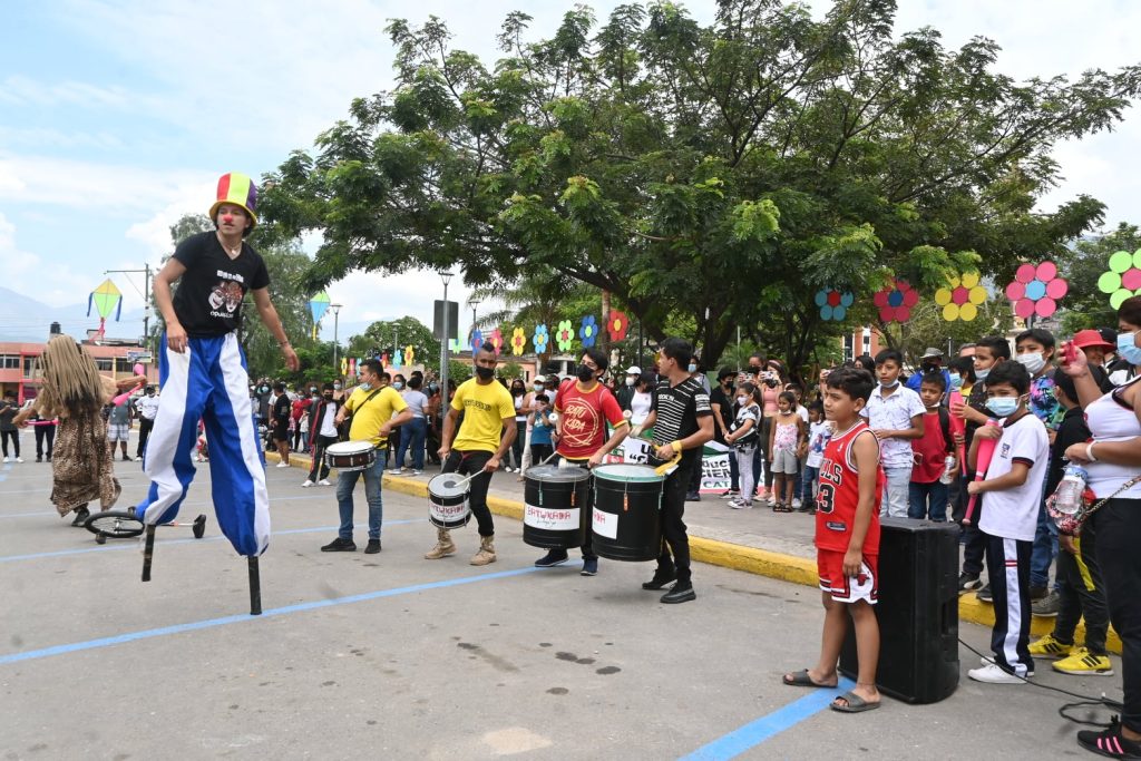 Los artistas presentaron actividades durante todo el día.