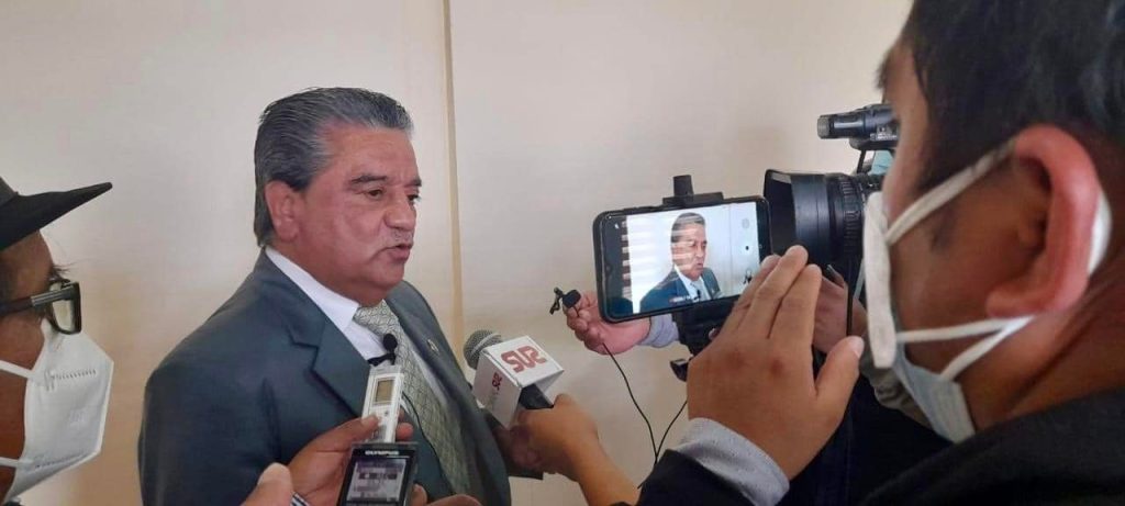El alcalde de Paltas, Jorge Luis Feijoó Valarezo.