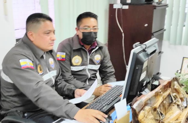 La diligencia se realizó de forma virtual.