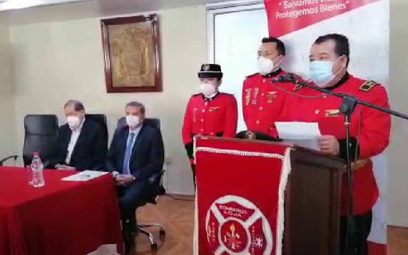 Yuri Bastidas Churo agradeció a Jorge Bailón Abad por la responsabilidad que le otorgó.