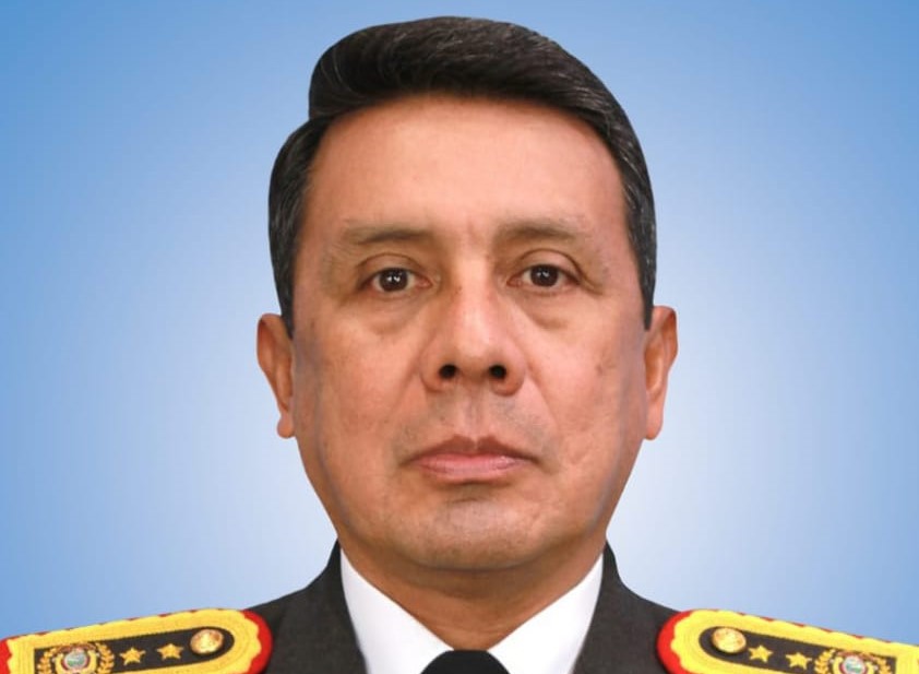 Enrique Burbano Rivera, comandante general del Ejército Ecuatoriano.