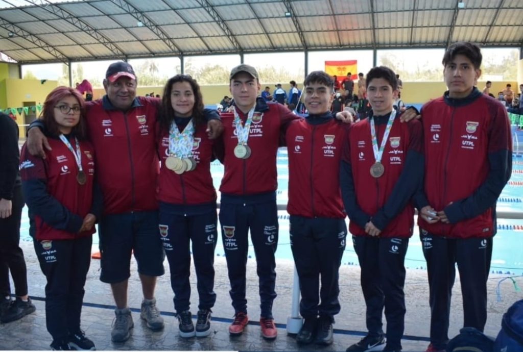 La disciplina de natación fue una de las que consiguieron las medallas.