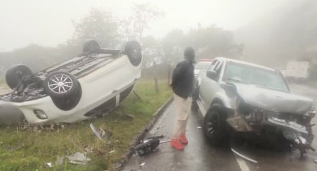 El accidente fue a eso de las 17:00 del último sábado.