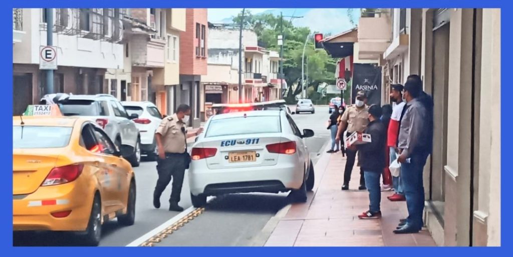 El altercado ocurrió en la esquina de las calles Juan de Salinas y Bernardo Valdivieso.