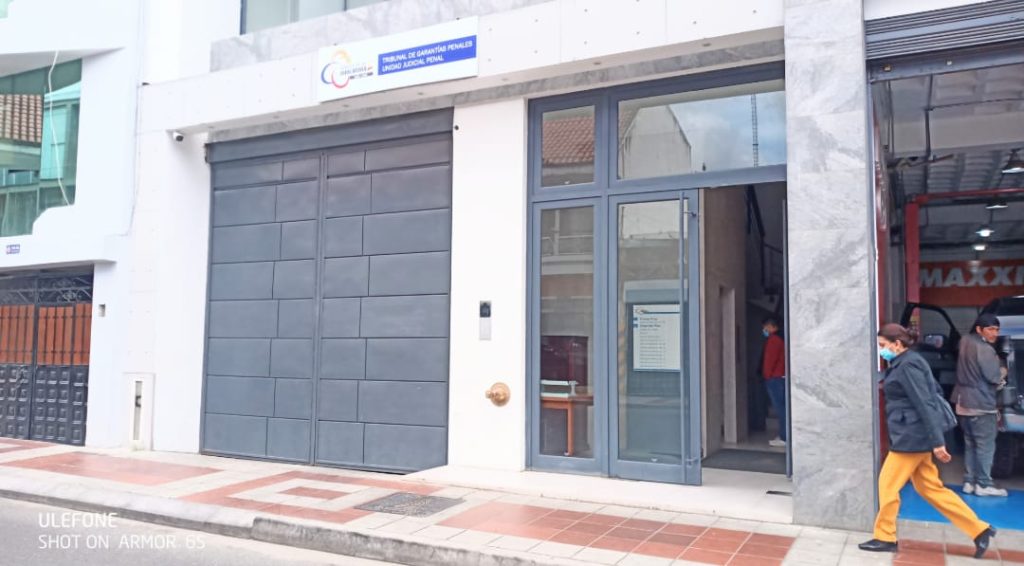 La audiencia de calificación de flagrancia y formulación de cargos fue la tarde de ayer.