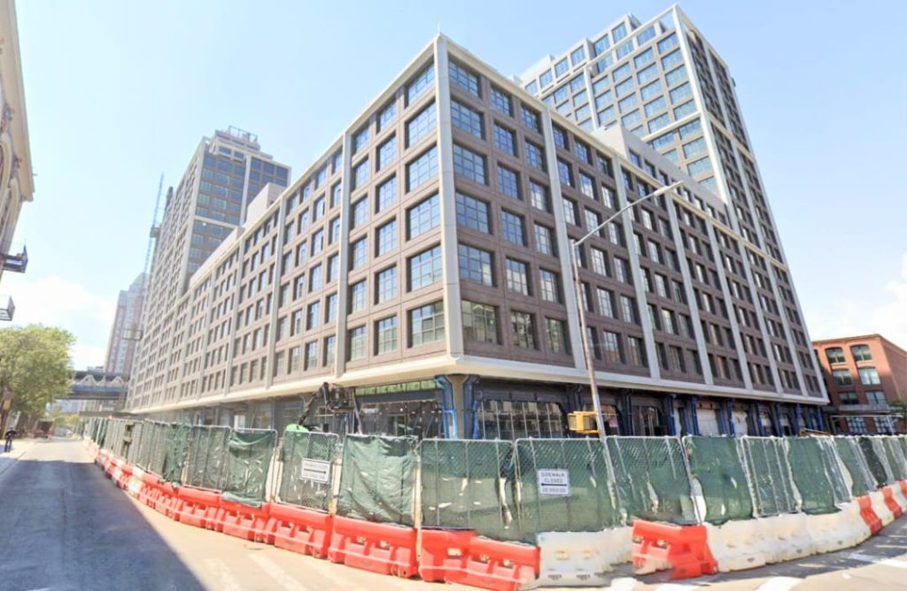 El edificio está en construcción desde 2017.