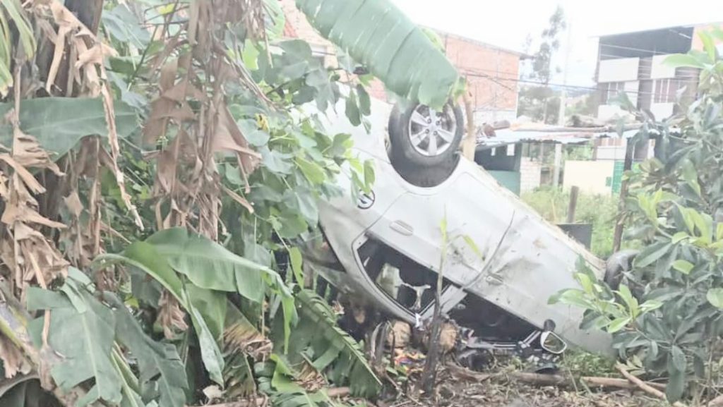 El percance fue el último domingo.
