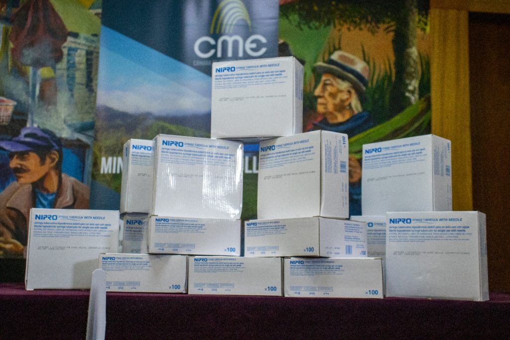 El aporte se realiza en el marco de la vacunación contra el Covid-19.