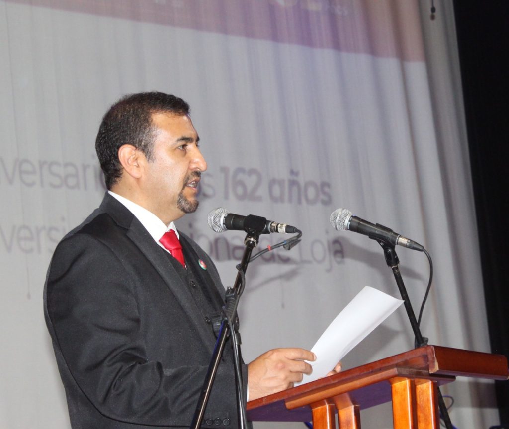 El rector, Nikolay Aguirre Mendoza, destacó los logros alcanzados en los más de tres años que lleva al frente de la UNL.