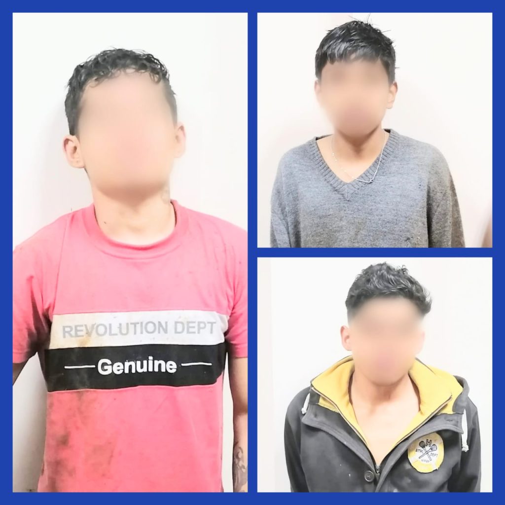 Uno de los tres detenidos tiene 17 años.