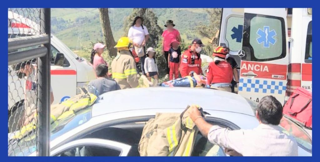 Los heridos fueron trasladados a una casa de salud.