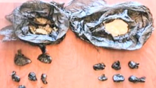 La droga que el ciudadano tenía en su poder.